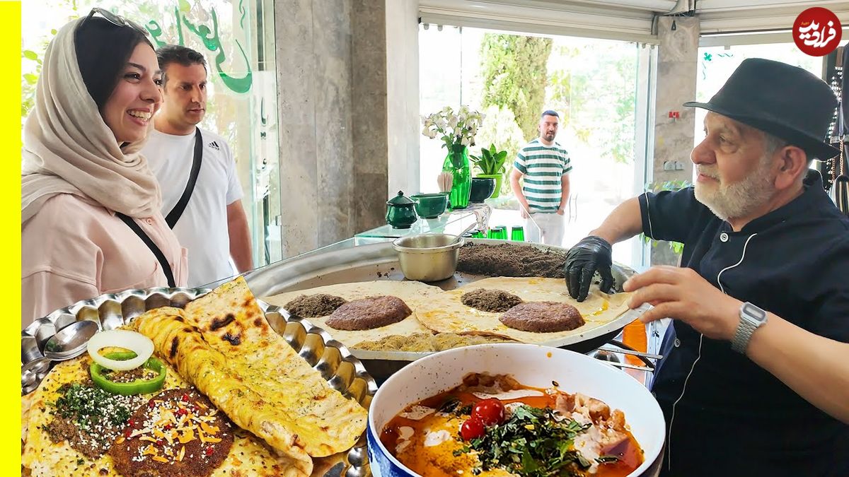 ببینید؛ غذای خیابانی در اصفهان؛ پخت بریانی اصیل با گوشت تازه گوسفند و نان داغ