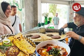 ببینید؛ غذای خیابانی در اصفهان؛ پخت بریانی اصیل با گوشت تازه گوسفند و نان داغ