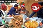 (ویدئو) غذای خیابانی در پاکستان؛ پخت و سرو سیرابی توسط یک جوان 30 ساله