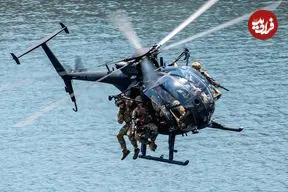 عکس| هلیکوپتر AH-6 Little Bird ملقب به «تخم‌مرغ قاتل» که در ۷ دقیقه مونتاژ می‌شود