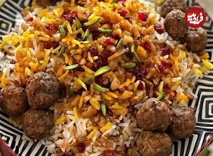 طرز تهیه زرشک پلو با کوفته قلقلی مرغ؛ یک زرشک پلو متفاوت و خوشمزه