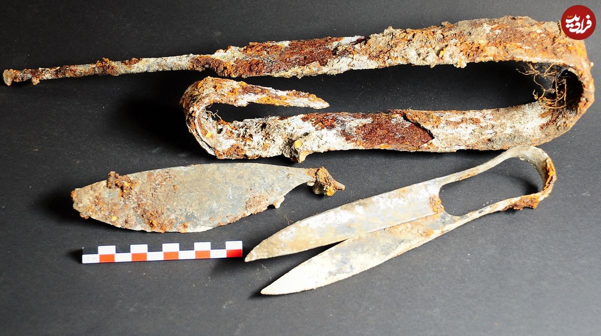 کشف یک قیچی حیرت‌انگیز ۲۳۰۰ ساله در آلمان! 