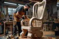 ببینید| مراحل دیدنی ساخت یک صندلی چوبی زیبا به روش نجار ماهر آمریکایی