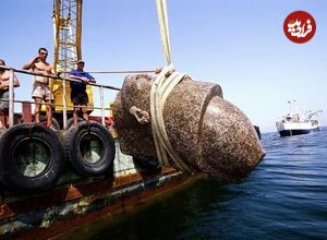 شگفتی‌های «شهر گمشدۀ مصر باستان» که از عمق ۱۰ متری دریا بیرون آمدند