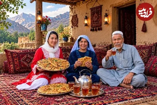 ببینید| غذای روستایی در افغانستان؛ فرآیند تهیه بولانی با سیب زمینی و سبزیجات تازه