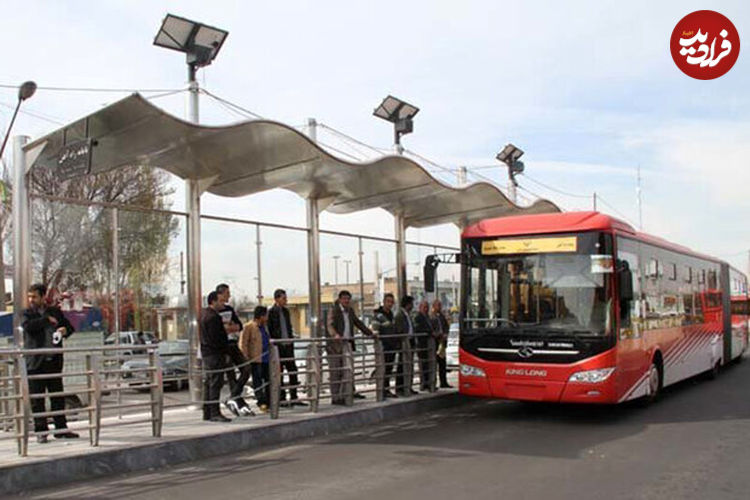 تغییر محل نشستن مردان و زنان در خطوط BRT
