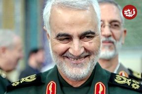عکس؛ سفر در زمان؛ «سردار سلیمانی در حال سخنرانی برای رزمندگان» با ظاهر متفاوت در جبهه غرب؛ دهه 60