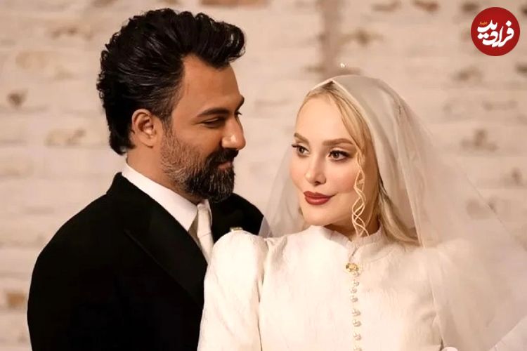 ببینید؛ خواندن عقد آریایی آرام جعفری و بابک انصاری، توسط مرجانه گلچین