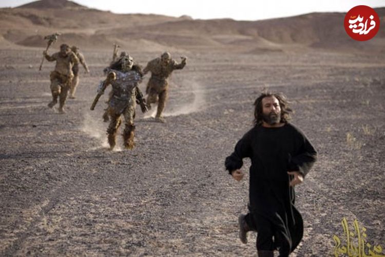 عکس؛ سفر به تاریخ؛ «جن» سریال «مختارنامه» در اتاق گریم؛ سال 1389
