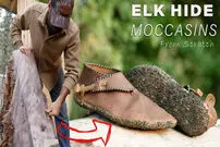 (ویدئو) فرآیند دیدنی ساخت صندل مدل قرون وسطایی با پوست گوزن شمالی