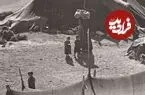عکس| سفر زمان؛ منظرۀ زیبای سیاه‌چادرهای عشایر در دشت لار؛ سال 1330