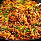 ببینید| طرز تهیه یک غذای متفاوت با گوشت چرخ کرده و سبزیجات