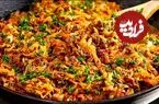 ببینید| طرز تهیه یک غذای متفاوت با گوشت چرخ کرده و سبزیجات