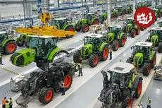 ببینید| مراحل طراحی و تولید تراکتور و ماشین آلات پیشرفته کشاورزی در آلمان