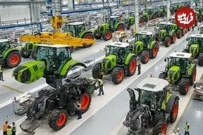 ببینید| مراحل طراحی و تولید تراکتور و ماشین آلات پیشرفته کشاورزی در آلمان