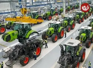 ببینید| مراحل طراحی و تولید تراکتور و ماشین آلات پیشرفته کشاورزی در آلمان