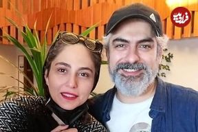 عکس| سفر به تاریخ؛ «مهدی پاکدل» 19 ساله در کنار «فاطمه معتمدآریا» در پشت‌صحنه یک تئاتر