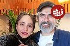 عکس| سفر به تاریخ؛ «مهدی پاکدل» 19 ساله در کنار «فاطمه معتمدآریا» در پشت‌صحنه یک تئاتر
