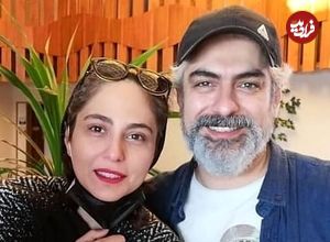 عکس| سفر به تاریخ؛ «مهدی پاکدل» 19 ساله در کنار «فاطمه معتمدآریا» در پشت‌صحنه یک تئاتر