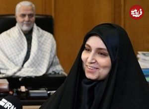 عکس؛ سفر به تاریخ؛ «نرجس، دختر سردار سلیمانی» در کنار «عفت مرعشی، همسر هاشمی رفسنجانی»
