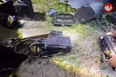 ببینید| بقایای یک پهپاد MQ-۹ آمریکایی در بندرعباس