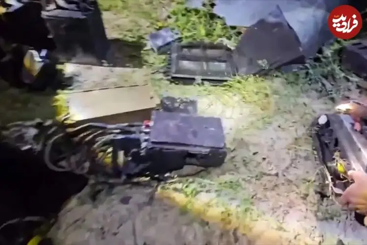 ببینید| بقایای یک پهپاد MQ-۹ آمریکایی در بندرعباس