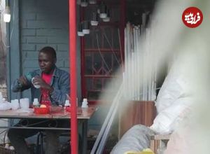 (ویدئو) ساخت لامپ ال ای دی با بطری بازیافتی در زیمبابوه