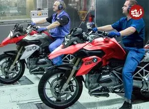 ببینید| صفر تا صد تولید موتور سیکلت قدرتمند بی ام و R1200 GS در آلمان