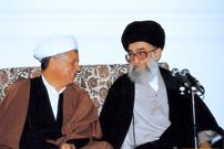 عکس؛ سفر به تاریخ؛ «رهبر انقلاب» در مراسم عقد «مهدی، پسر هاشمی رفسنجانی»؛ سال 1369