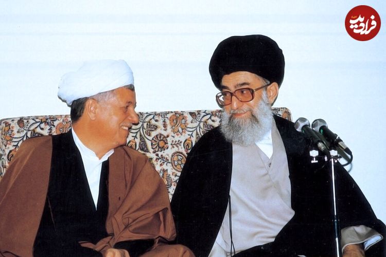 عکس؛ سفر به تاریخ؛ «رهبر انقلاب» در مراسم عقد «مهدی، پسر هاشمی رفسنجانی»؛ سال 1369