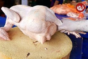 ببینید؛ غذای خیابانی در تایلند؛ پخت خوراک کاری با مرغ و سبزیجات در بانکوک