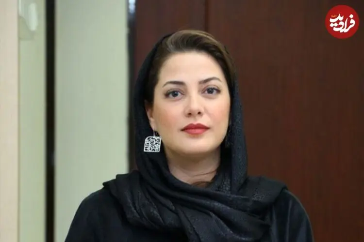 عکس| سفر زمان؛ «طناز طباطبایی» در پشت صحنه فیلم هیس! دخترها فریاد نمی زنند؛ سال 91