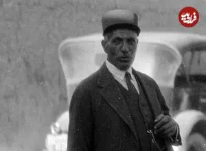 عکس| سفر زمان؛ مرد کت و شلواری، اتومبیل قدیمی و یک کوچه باغ در اصفهان؛ سال 1312