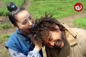 عکس| سفر زمان؛ چهرۀ «سوسانو» در پشت‌صحنۀ برنامۀ جدیدش