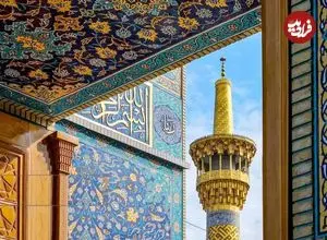 عکس| سفر در زمان؛ کلاس درس روحانیون در مسجد گوهرشاد مشهد؛ اواسط دهه 1300