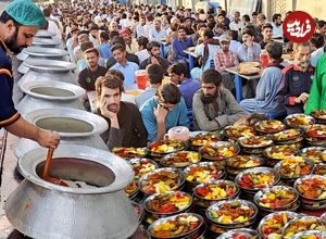 (ویدئو) غذای خیابانی در پاکستان؛ پخت 2 هزار کیلو چلو بریانی گوشت