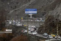 ترافیک سنگین در محورهای شمالی کشور/بارش برف و باران در برخی استان‌ها