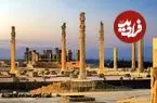 عکس| سفر به ایرانی قدیم؛ سرباز ایرانی دوران قاجار سوار بر اسب در تخت‌جمشید