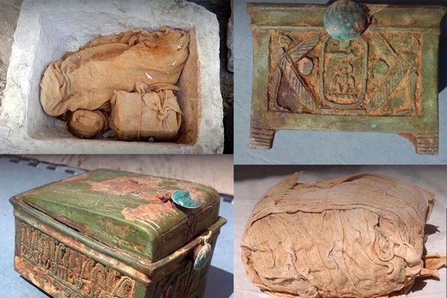 سر نخی از مقبره گمشده یکی از فراعنه مصر باستان کشف شد