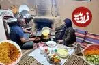 ببینید| غذای روستایی در ایران؛ مراحل دیدنی پخت ماکارونی و تهیه سالاد