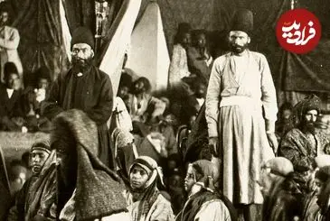 عکس| سفر زمان؛ تصویری از یک مجلس تعزیه در تهران دوران قاجار