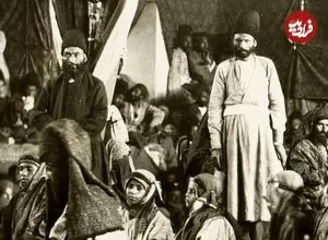 عکس| سفر زمان؛ تصویری از یک مجلس تعزیه در تهران دوران قاجار