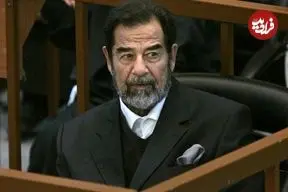 عکس| سفر در زمان؛ «صدام حسین» در کنار ملک حسن دوم، پادشاه مراکش در رباط؛ سال 1368