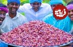 ببینید؛ غذای روستایی در هند؛ پخت یک غذای سنتی با 2000 عدد دل مرغ