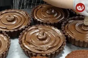 ببینید| غذای خیابانی در کره؛ تهیه محبوب ترین کیک شکلاتی در سئول