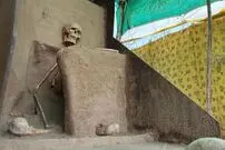 تصاویر؛ این اسکلت هزار ساله در حالت «مراقبه» دفن شده است! 
