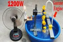 (ویدئو) چگونه یک نیروگاه آبی تولید برق با وسایل ساده در خانه بسازیم؟ 