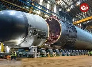 ببینید| چگونه زیر دریایی های هسته ای پیشرفته ساخته می شوند؟