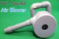 (ویدئو) چگونه با لوله پی وی سی دستگاه دمنده هوای قدرتمند در خانه بسازیم؟