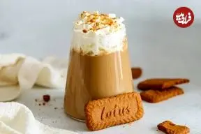 میلک‌شیک لوتوس با بافت غلیظ و طعم کاراملی بی‌نظیر